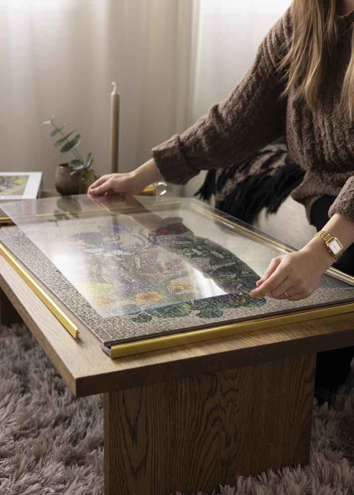 Marco para rompecabezas Dorado 50x70 cm