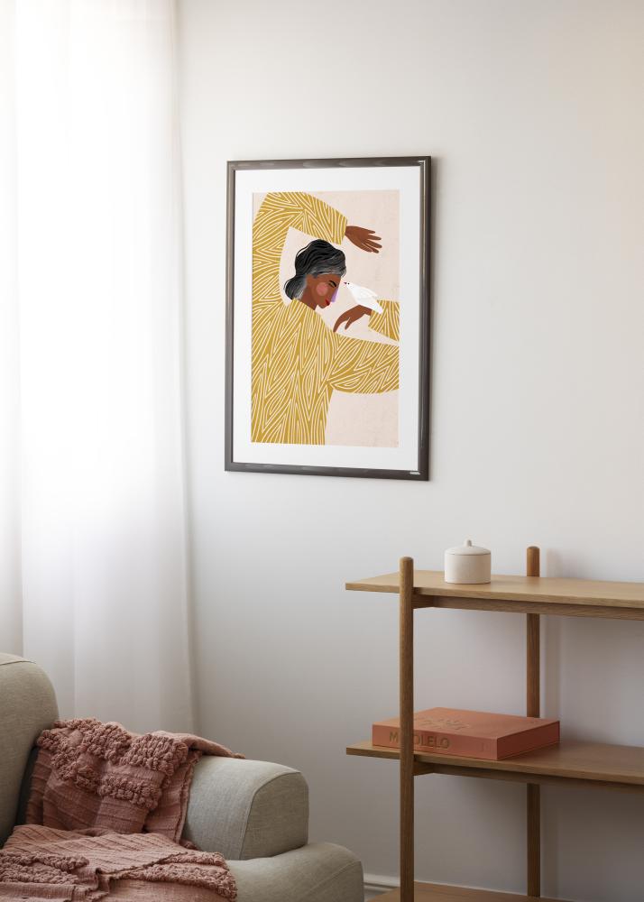 Marco Dorset Vidrio acrílico gris oscuro 21x29,7 cm (A4)