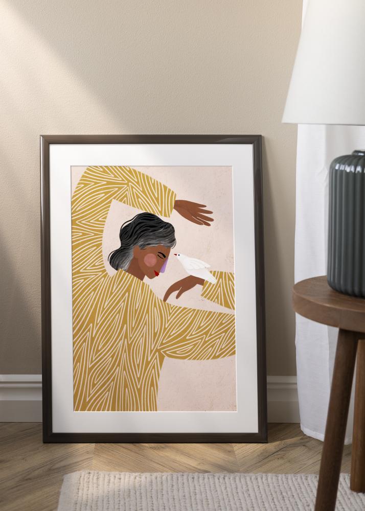 Marco Dorset Vidrio acrílico gris oscuro 21x29,7 cm (A4)