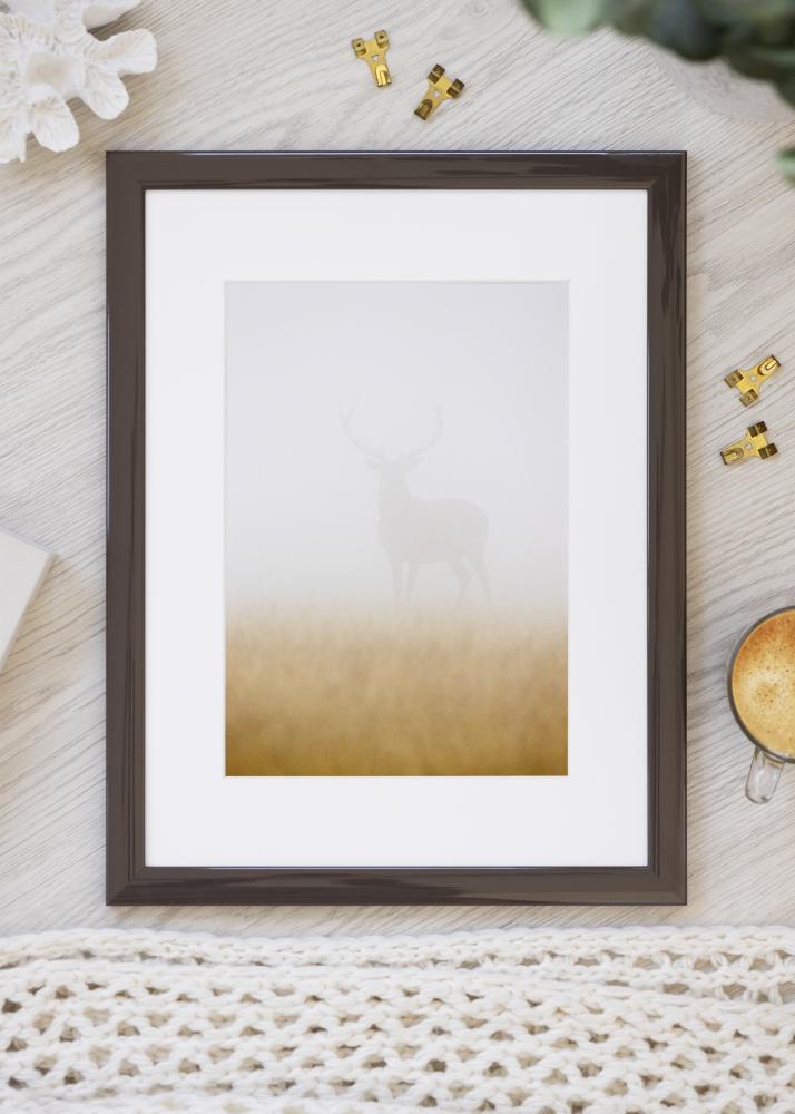 Marco Dorset Vidrio acrílico gris oscuro 21x29,7 cm (A4)