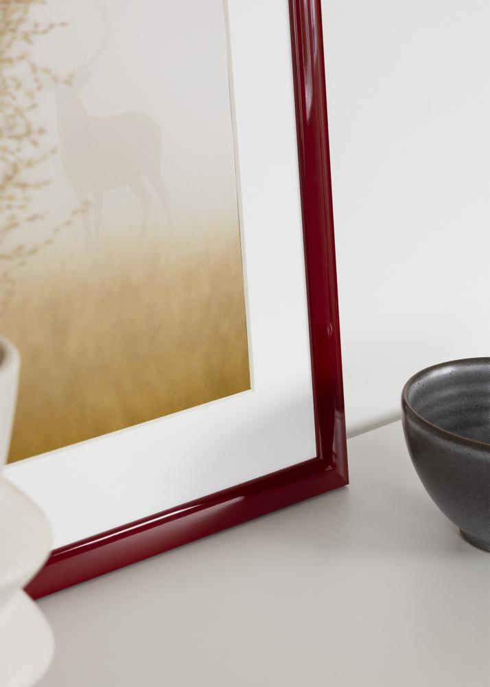 Marco Dorset Vidrio acrílico Rojo oscuro 50x50 cm