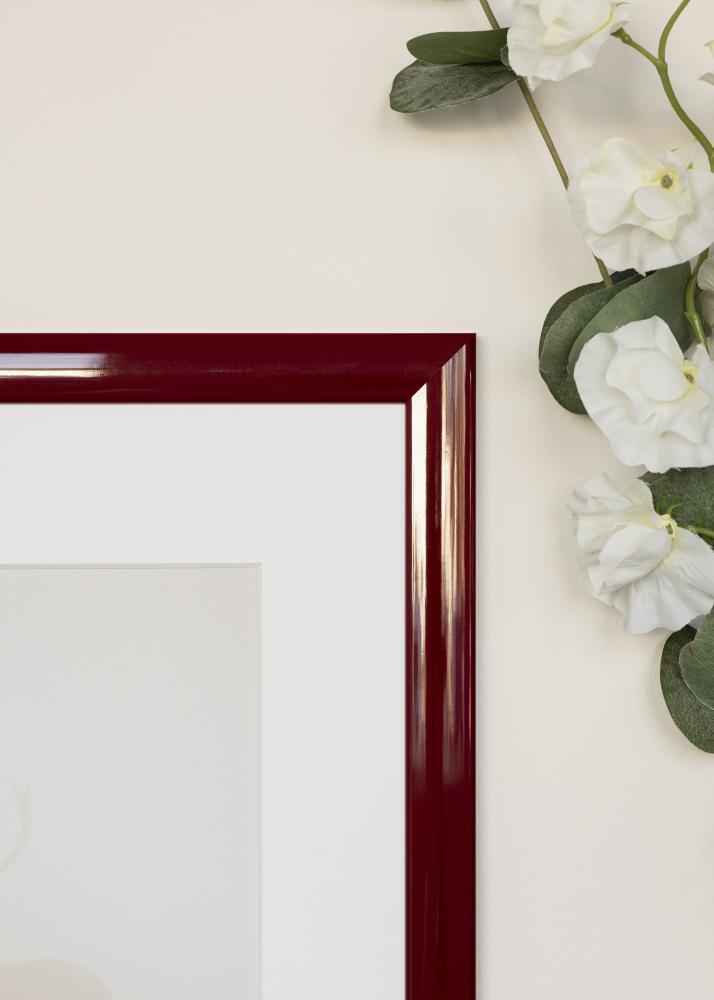 Marco Dorset Vidrio acrílico Rojo oscuro 50x50 cm