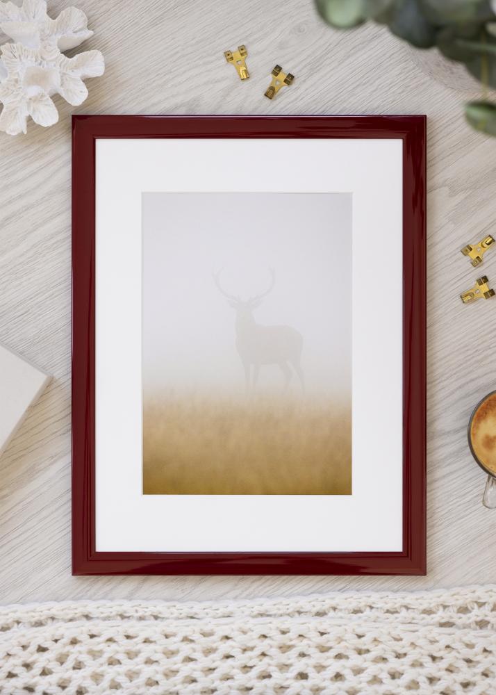 Marco Dorset Vidrio acrílico Rojo oscuro 50x50 cm