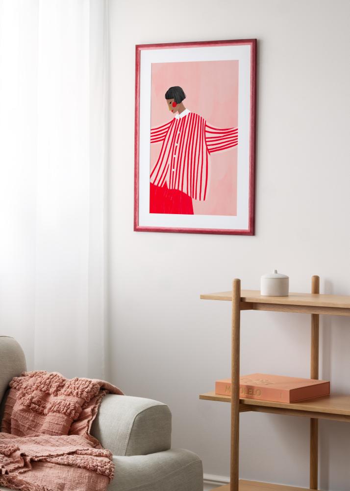 Marco Cornwall Vidrio acrílico Rojo oscuro 40x50 cm