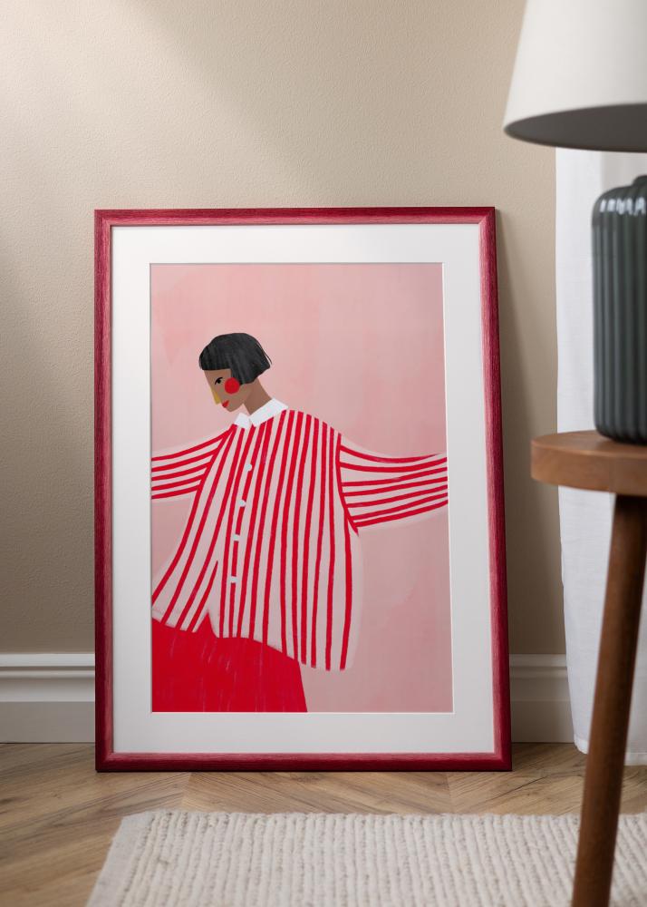 Marco Cornwall Vidrio acrílico Rojo oscuro 40x50 cm