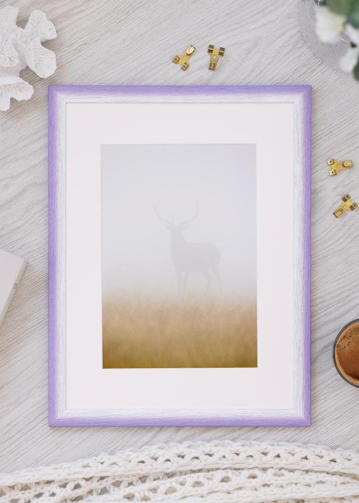 Marco Cornwall Vidrio acrílico lila claro 40x50 cm