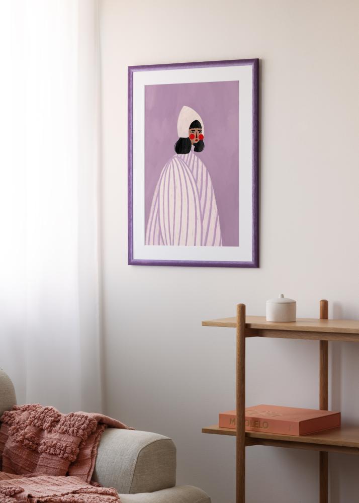 Marco Cornwall Vidrio acrílico Lila 30x45 cm