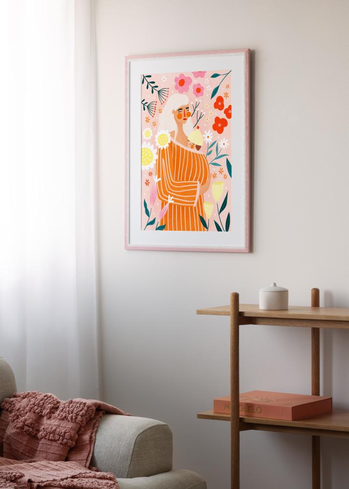 Marco Cornwall Vidrio acrílico Rosa 40x50 cm