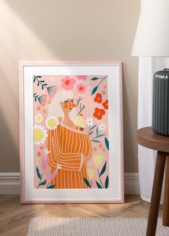 Marco Cornwall Vidrio acrílico Rosa 40x50 cm