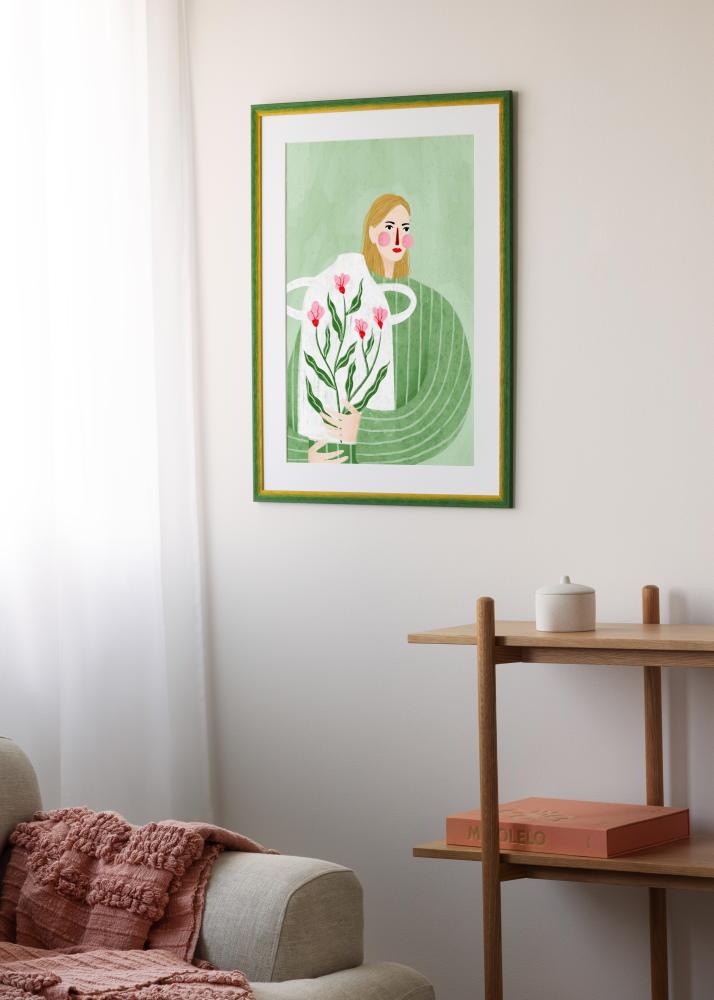 Marco Cornwall Vidrio acrílico Verde 30x45 cm