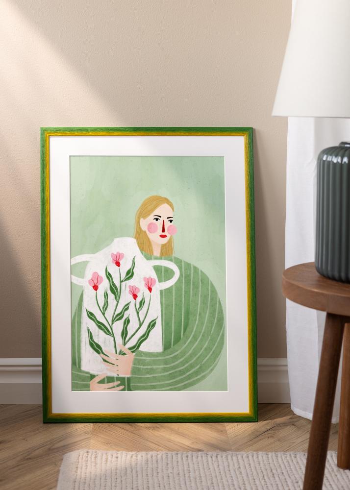 Marco Cornwall Vidrio acrílico Verde 30x45 cm