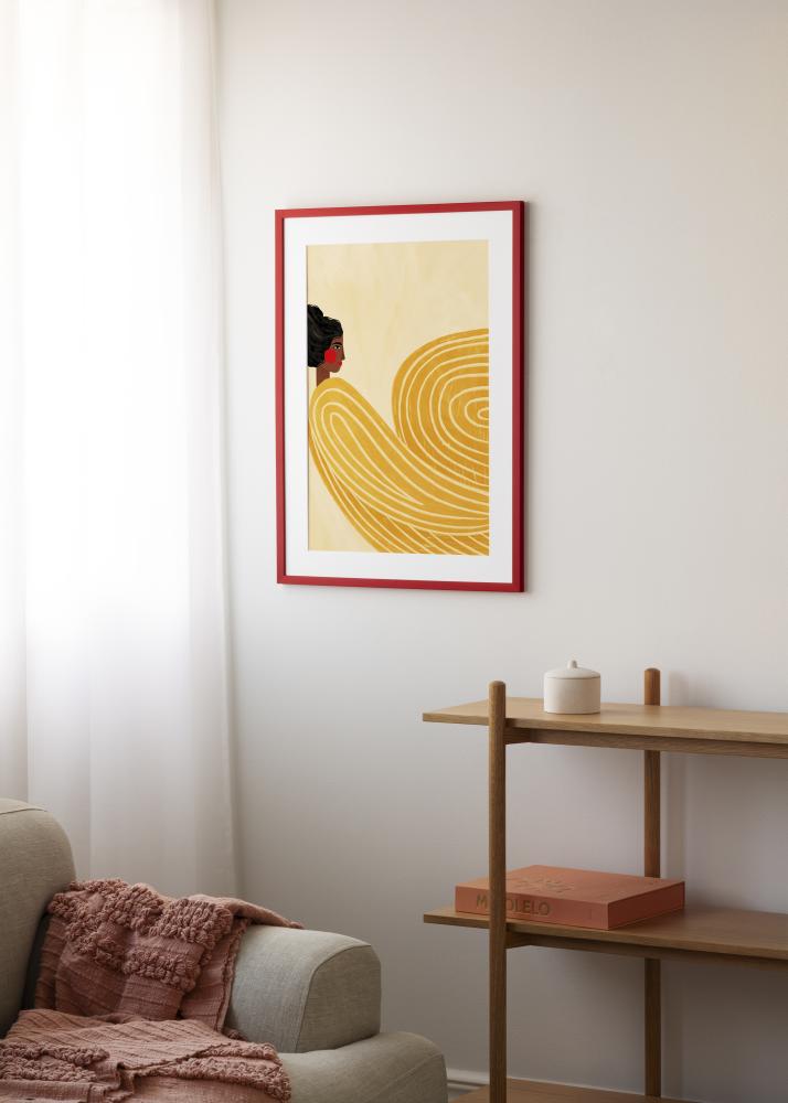 Marco Kent Vidrio acrílico Rojo 29,7x42 cm (A3)