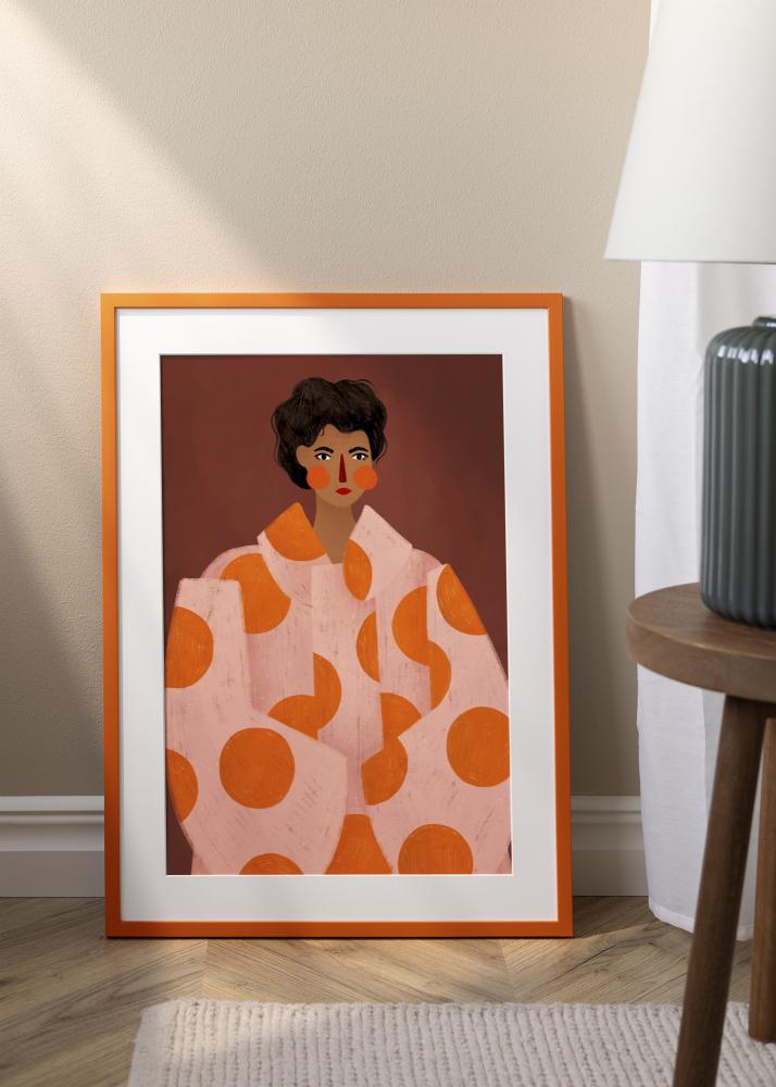 Marco Kent Vidrio acrílico Naranja 20x30 cm