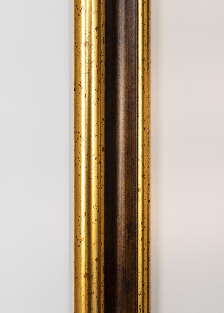 Marco Aberystwyth Vidrio acrílico Oro 21x29,7 cm (A4)