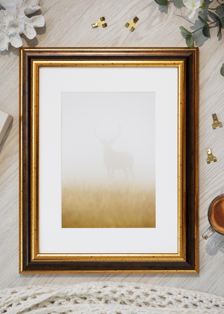 Marco Aberystwyth Vidrio acrílico Oro 21x29,7 cm (A4)