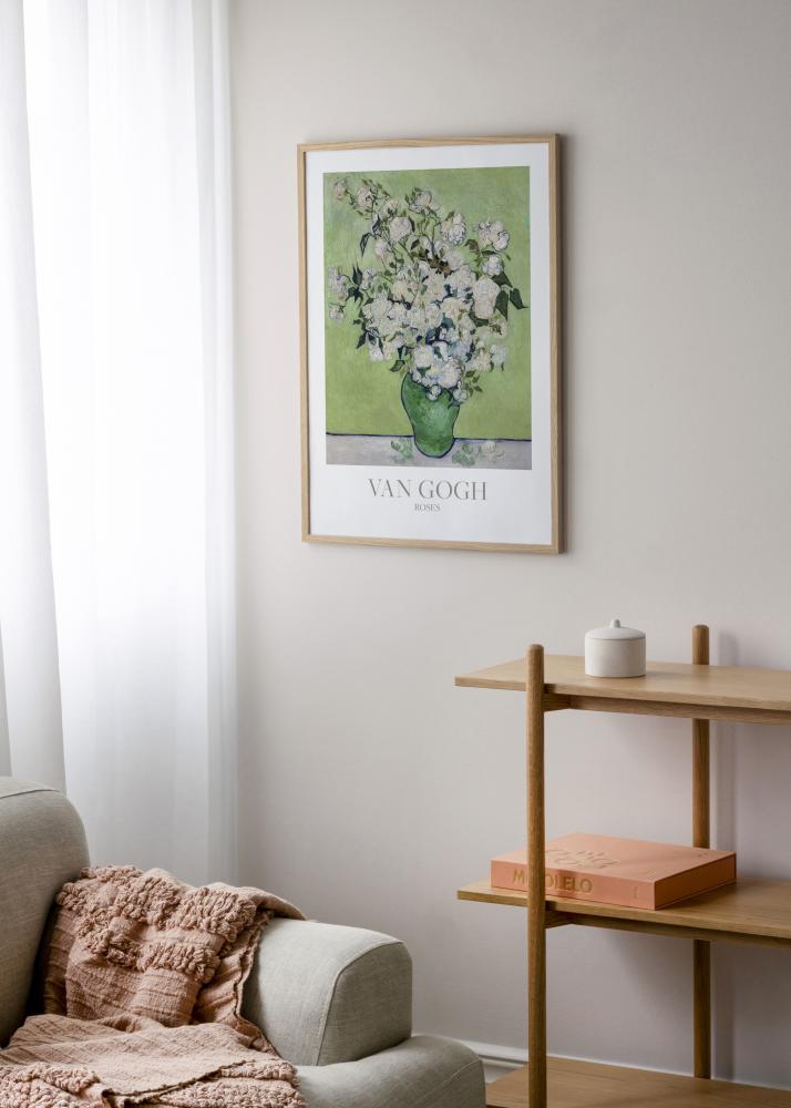 Marco Vemdalen Vidrio acrílico Roble 24x91 cm