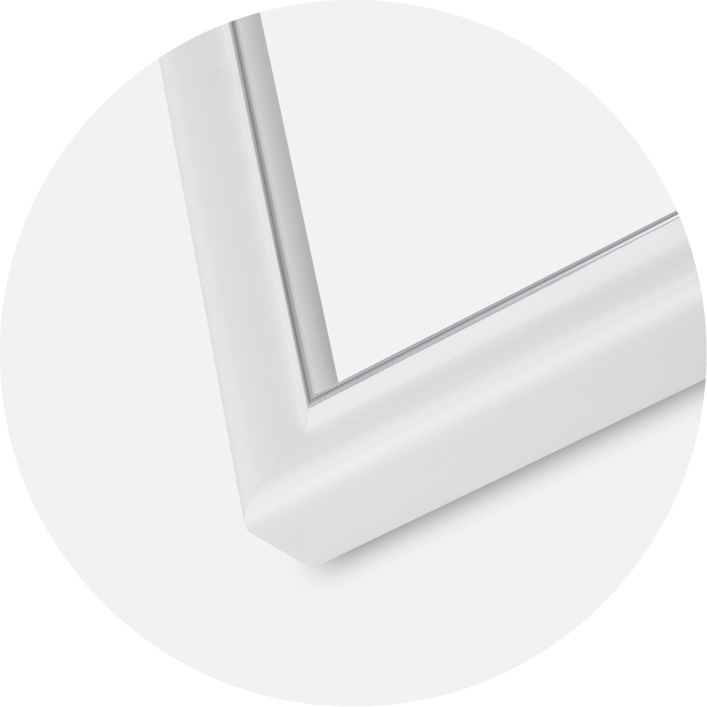 Marco Canterbury Vidrio acrílico Blanco 30x30 cm