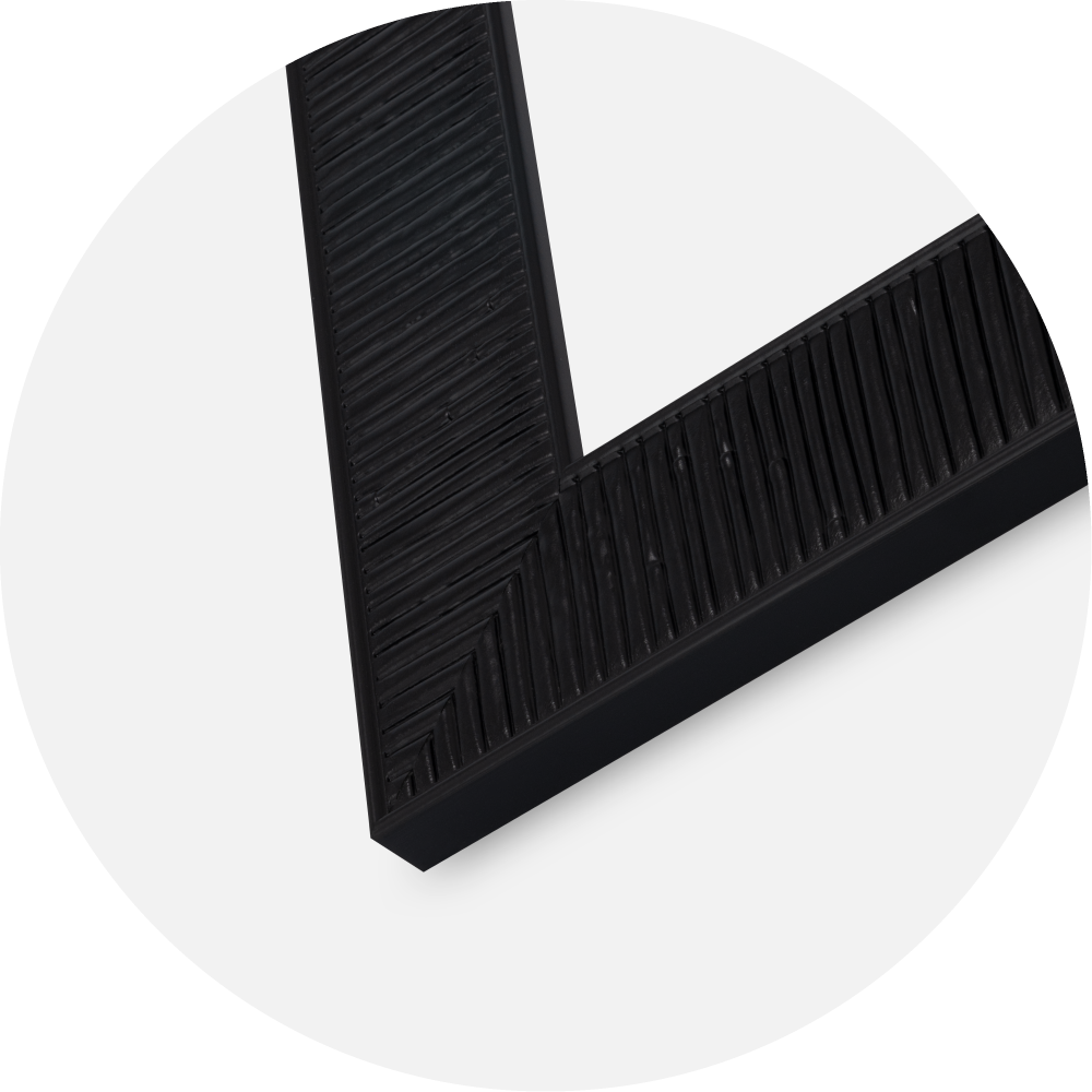 Marco Lund Vidrio acrílico Negro 21x29,7 cm (A4)