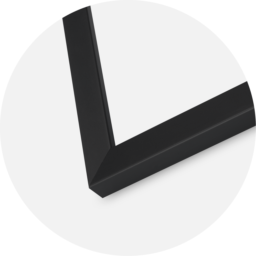 Marco Oban Vidrio acrílico Negro 40x40 cm