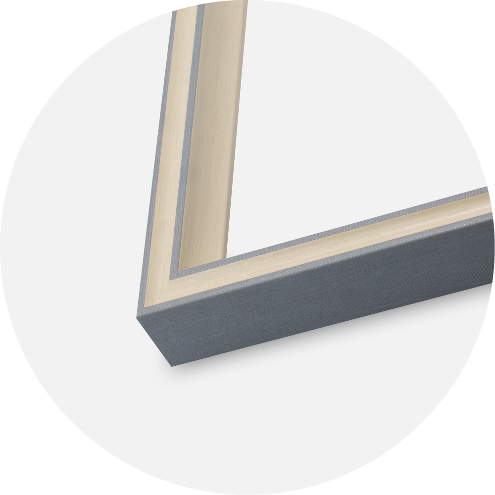 Marco Riga Vidrio acrílico Gris 21x29,7 cm (A4)