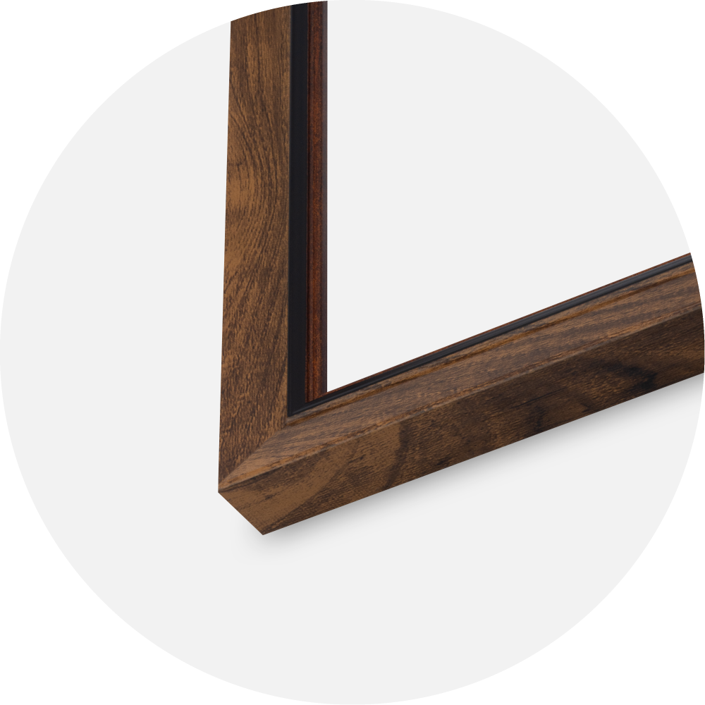 Marco Obsidian Vidrio acrílico Nogal 29,7x42 cm (A3)