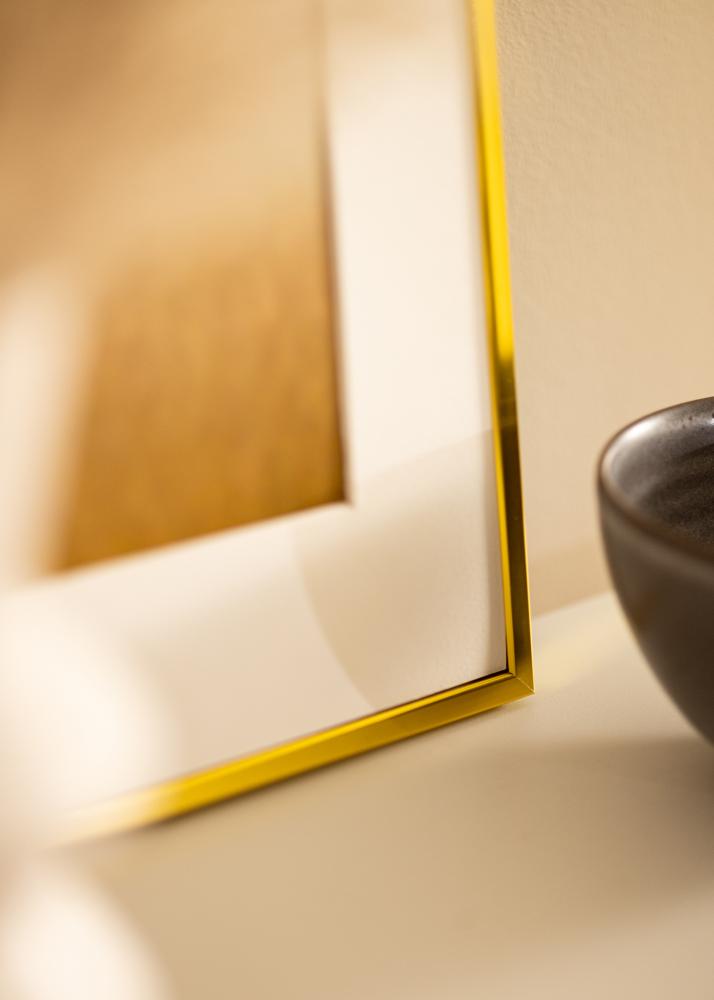 AluminiumMarco Vidrio acrílico Dorado 61x91,5 cm