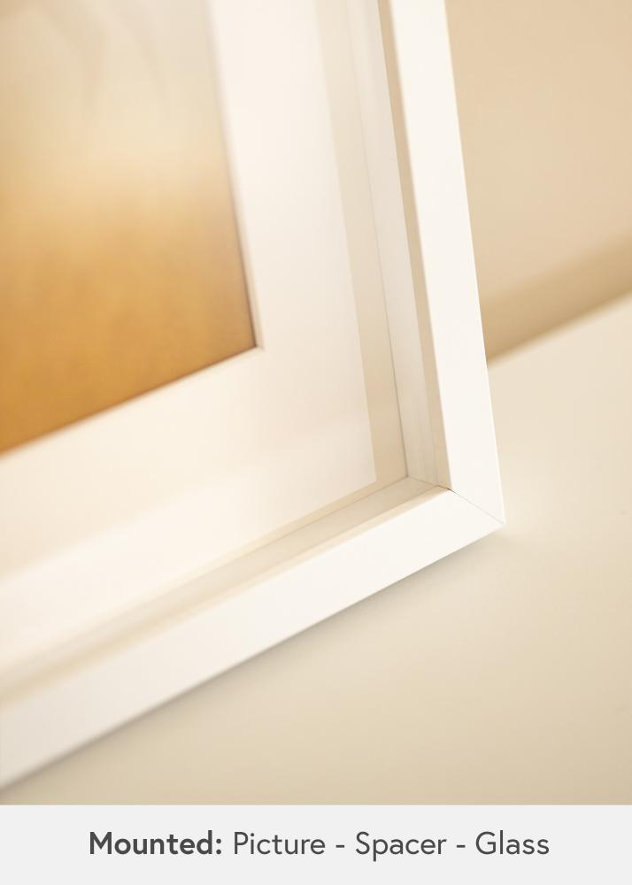 BGA Marco Caja Blanco 50x70 cm - Paspartús Blanco 40x60 cm