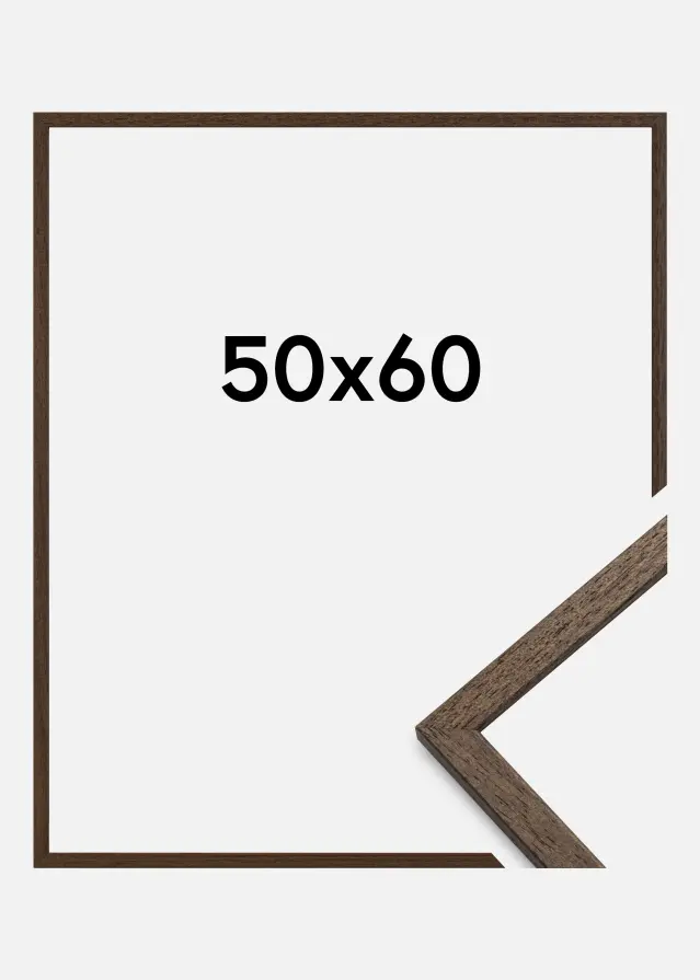 Marco Edsbyn Vidrio acrílico Castaño 50x60 cm