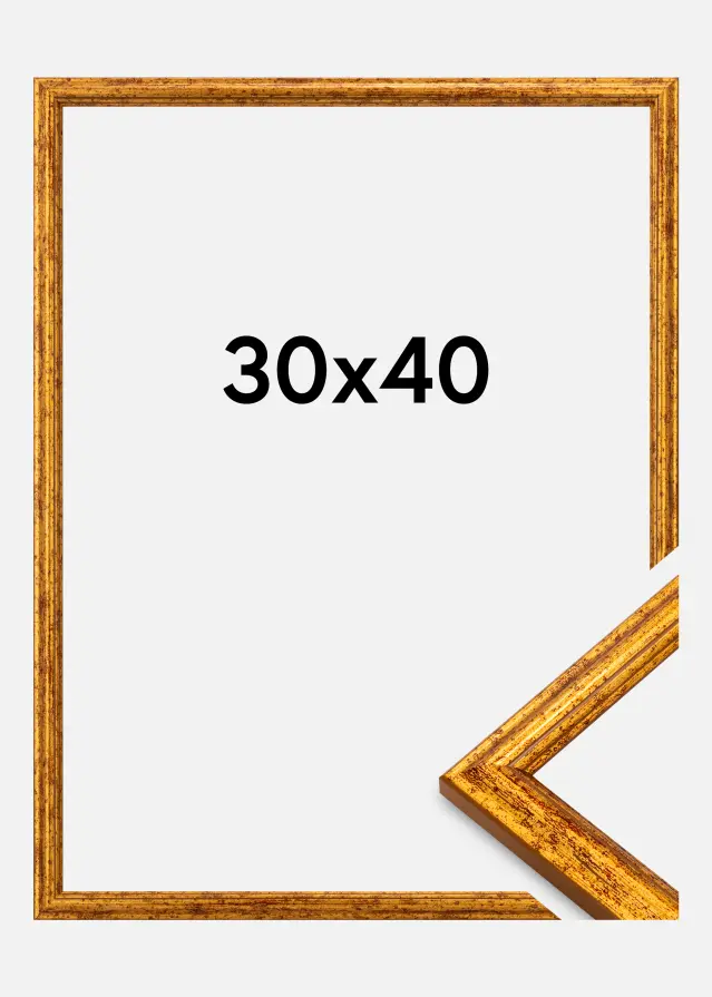 Marco Claudia Acrílico Oro 30x40 cm
