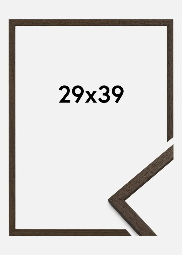 Marco Edsbyn Vidrio acrílico Castaño 29x39 cm
