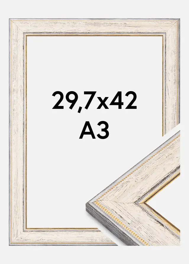 Marco Fabriano Acrílico Vidrio Blanco 29,7x42 cm (A3)