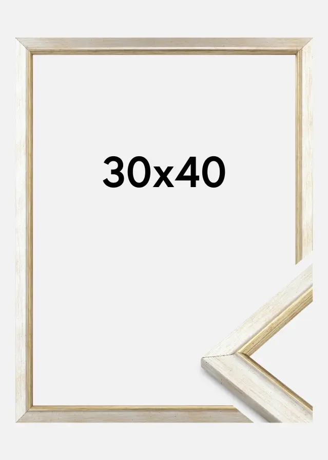 Marco Marisa Acrílico Plata 30x40 cm