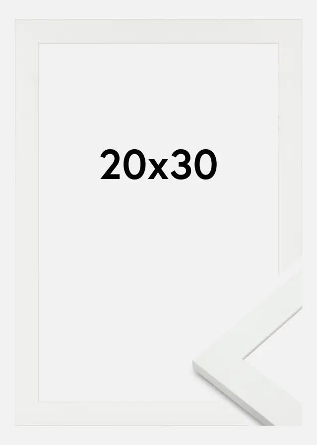 Marco Sandra Acrílico Blanco 20x30 cm