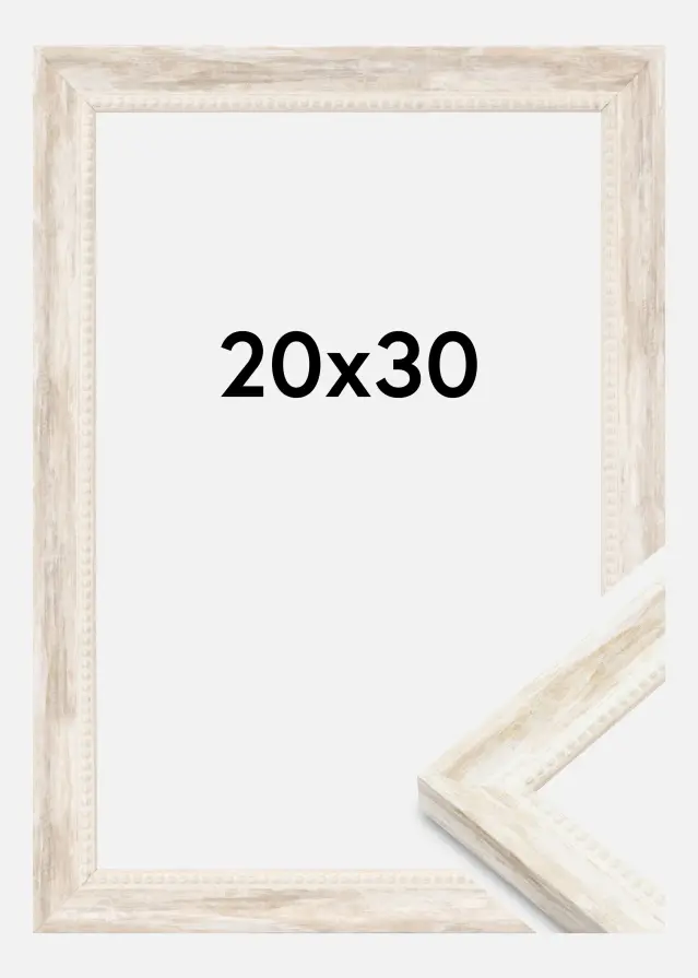 Marco Soledad Acrílico Blanco 20x30 cm