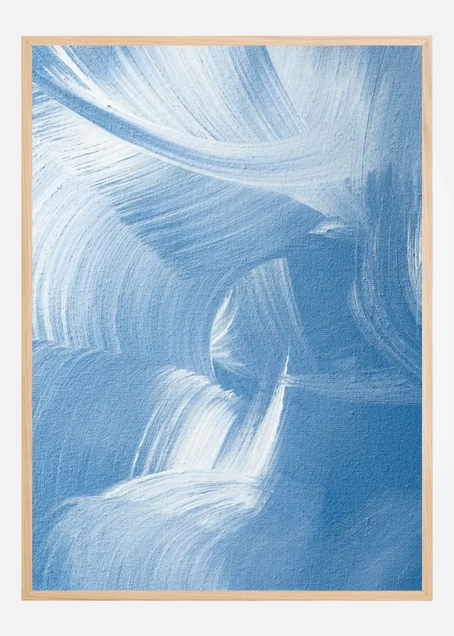 Acrylic Waves No 1 Póster