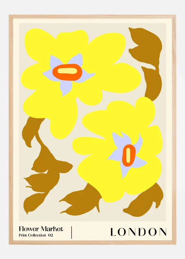 Flower Market. London Póster
