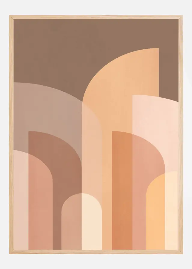 Retro Geometric II Póster