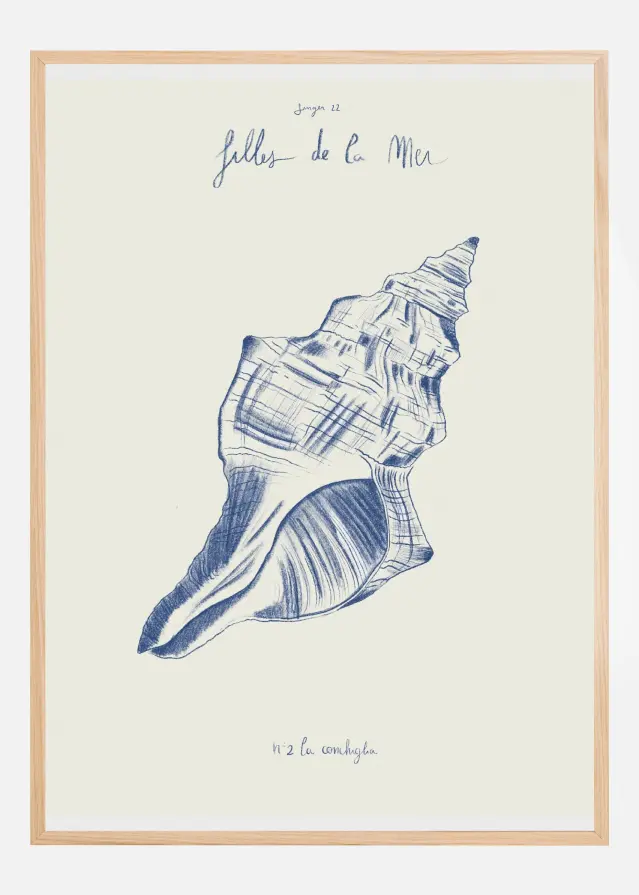 Filles de la mer n.2 - La conchiglia Póster