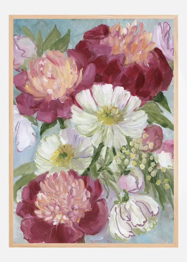 Eleanora painterly florals Póster