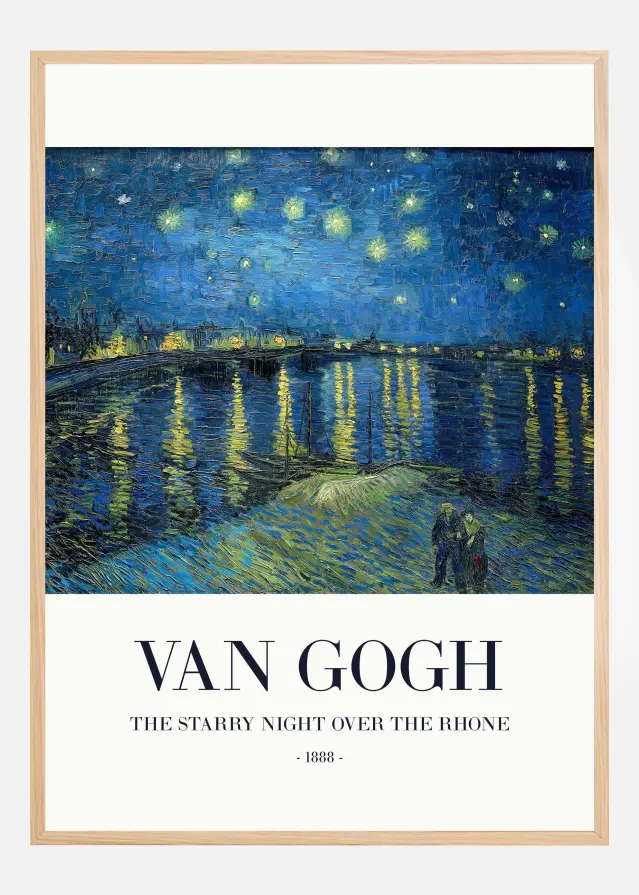 The Starry Night Over The Rhone Póster