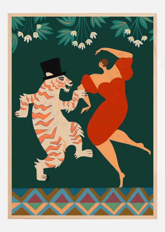 A Date With a Wild Cat Póster