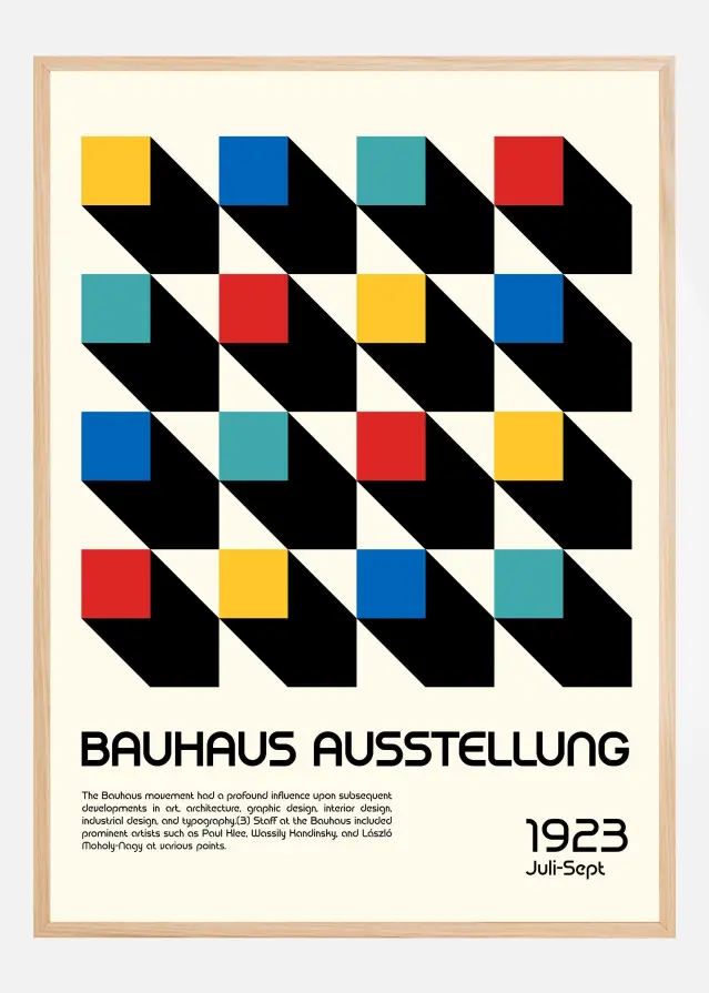 Bauhaus Ausstellung Póster