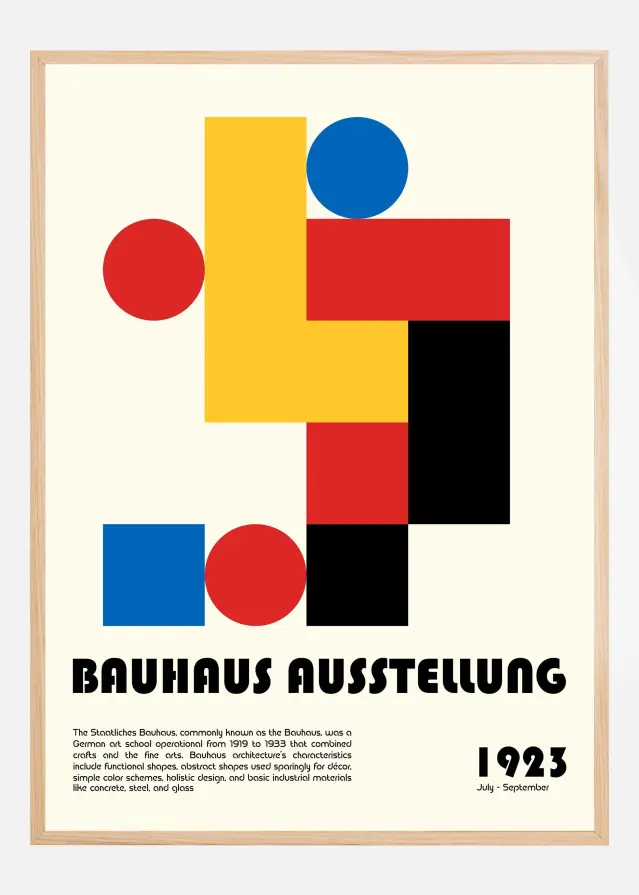 Bauhaus Ausstellung Póster