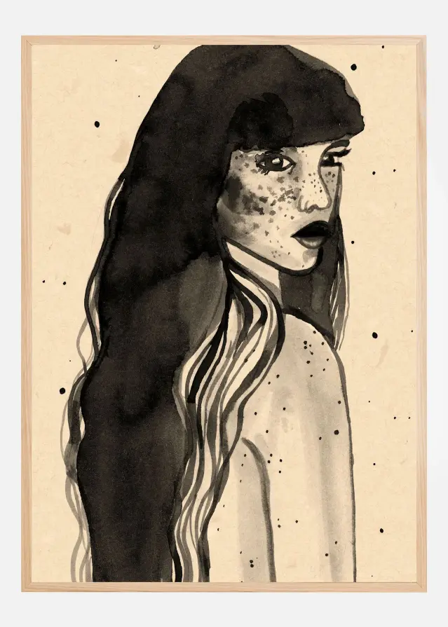 Long Hair Lady Póster