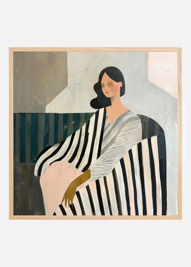 Woman In Recline Póster