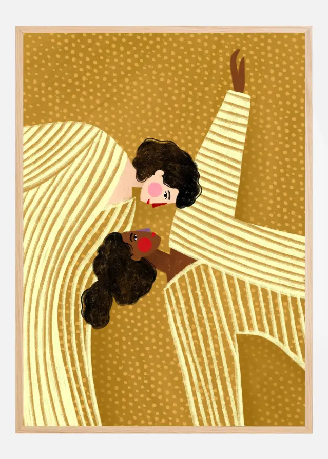 Two Line Women Póster