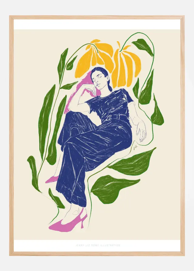 Jlr Quiet in the garden Póster