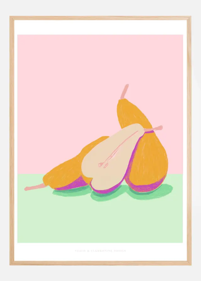 Pandc Pears Copy Póster