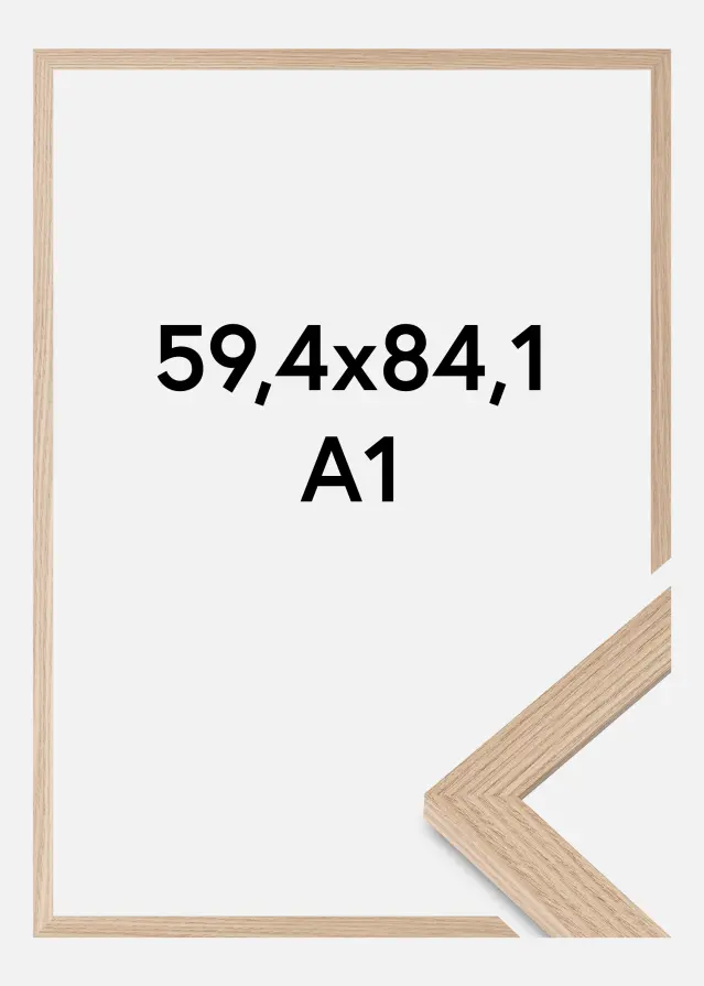 Marco BGA Classic Vidrio acrílico Roble 59,4x84,1 cm (A1)
