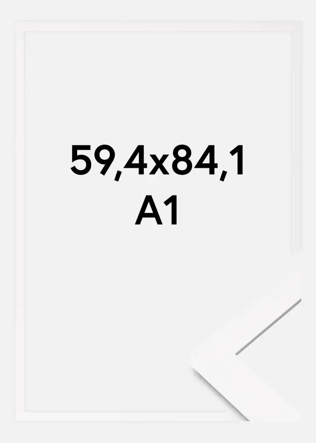 Marco BGA Classic Vidrio acrílico Blanco 59,4x84,1 cm (A1)